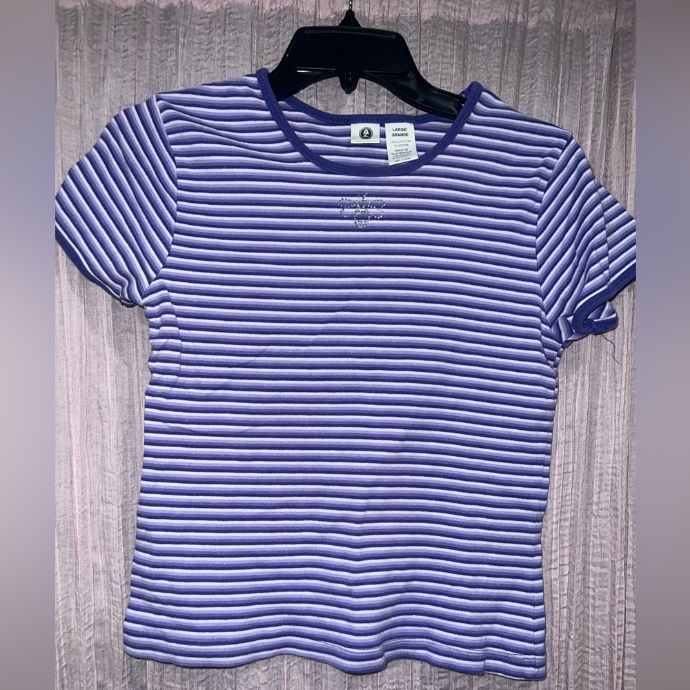 Arizona Jean Company Purple Short Sleeve Tee